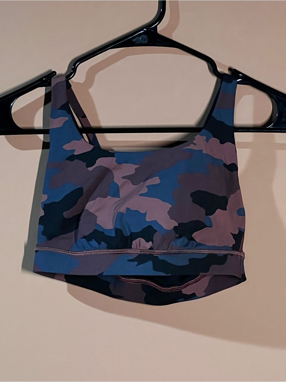 lululemon athletica Camo Sports Bralette in Blue and Purple Tones